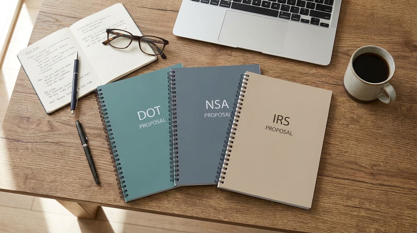 NSA, DOT, IRS unsolicited proposal submission: what each agency wants
